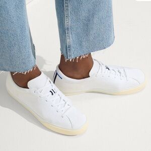 Rothy’s | The lace up sneaker in bright white